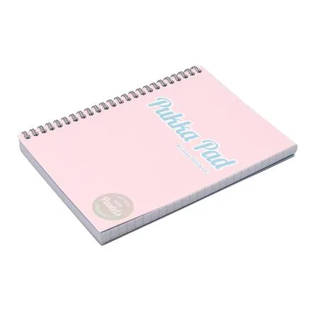 Špirálový zošit, A5, linajkový, 100 listov, PUKKA PAD "Pastel Jotta Pad", mix farieb 6