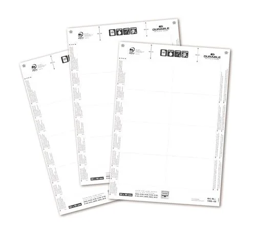 Náhradná vložka, 60 x 90 mm, DURABLE, biely 3