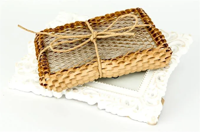 Baliaci papier, s včelou štruktúrou (plástovou), 250 m x 400 mm, 80 g, hnedý 4