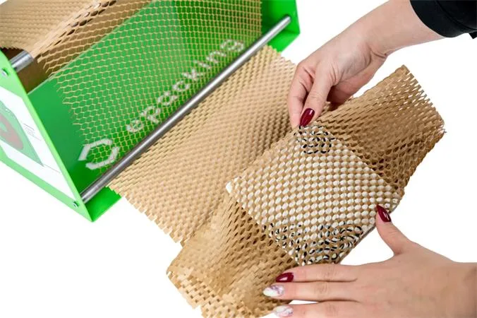 Baliaci papier, s včelou štruktúrou (plástovou), 250 m x 400 mm, 80 g, hnedý 5