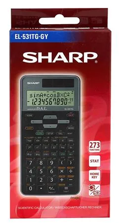 Kalkulačka, vedecká, 273 funkcií, SHARP "EL-531", sivá 2