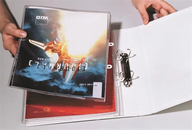 Prezentačné dosky, PP, A4, možné zložiť do šanónu, DURABLE, priehľadné 3