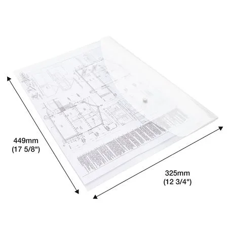 Obal na patent, A3, PP, RAPESCO "Eco", priehľadný 3