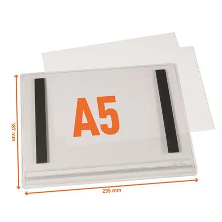 Informačné vrecko, vodotesné, magnetické, A5, DURABLE 2