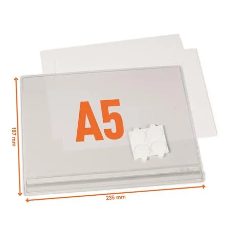 Informačné vrecko, vodotesné, samolepiace, A5, DURABLE 2