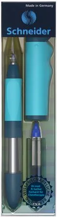 Roller, pre začiatočníkov, s bombičkou, M, SCHNEIDER "Base Senso", modro-tyrkysová 6