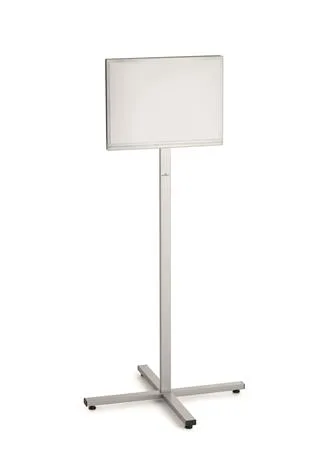 Podlahový stojan, vonkajší, A3, DURABLE „INFO STAND“, antracitovo sivý 2