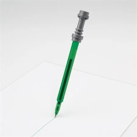 Gélové pero 0,7 mm, svetelný meč, LEGO "Star Wars", zelené 2
