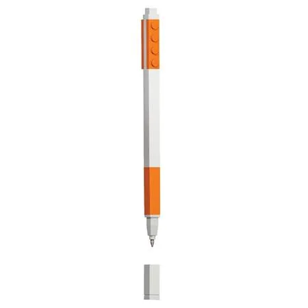 Gélové pero, 0,7 mm, LEGO, oranžové 2