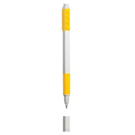 Gélové pero, 0,7 mm, LEGO, žlté 2