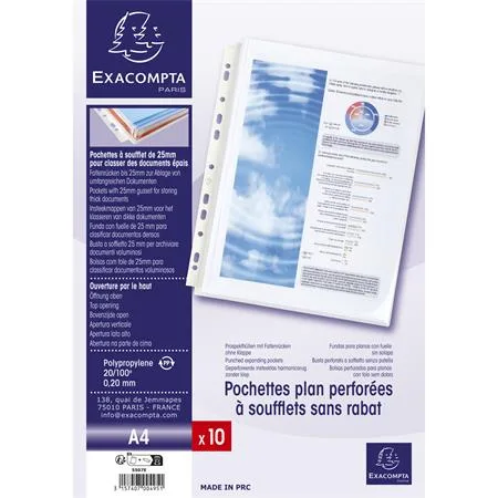 Euroobal na katalógy, A4, PP, EXACOMPTA 6