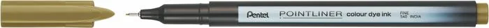 Liner, 0,4 mm, PENTEL "Pointliner", zlatohnedý 2