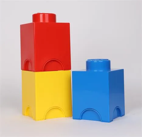 Úložný box, hranatý, LEGO, modrý 2
