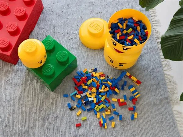 Úložný box, veľký, hlava, LEGO, Boy 5