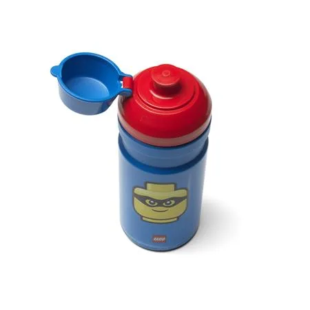Fľaša, 390 ml, LEGO "Classic", modrá-červená, vzorovaná 2