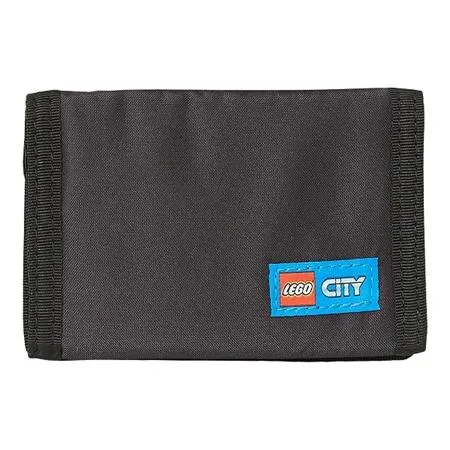 Peňaženka, na suchý zips, LEGO „City Race“, čierna, vzorovaná 2