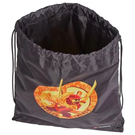 Vak na telesnú výchovu, LEGO "Ninjago Dragon Energy", čierny, vzorovaný 3