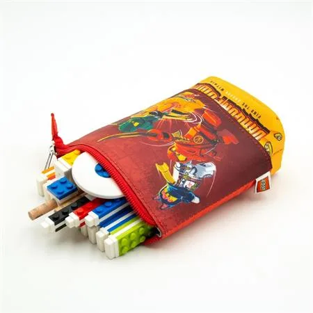 Peračník, na zips, pop-up, LEGO "Ninjago Dragon Power", červený-žltý, vzorovaný 2