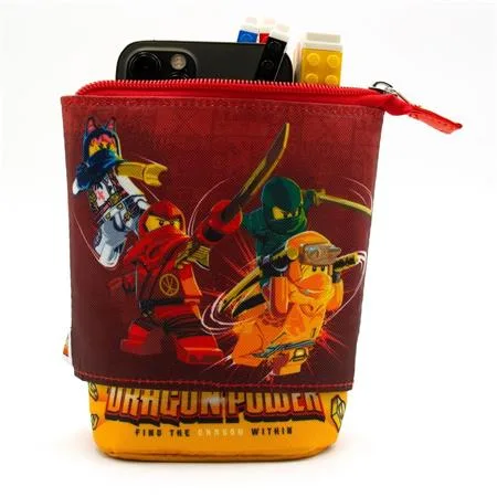 Peračník, na zips, pop-up, LEGO "Ninjago Dragon Power", červený-žltý, vzorovaný 3