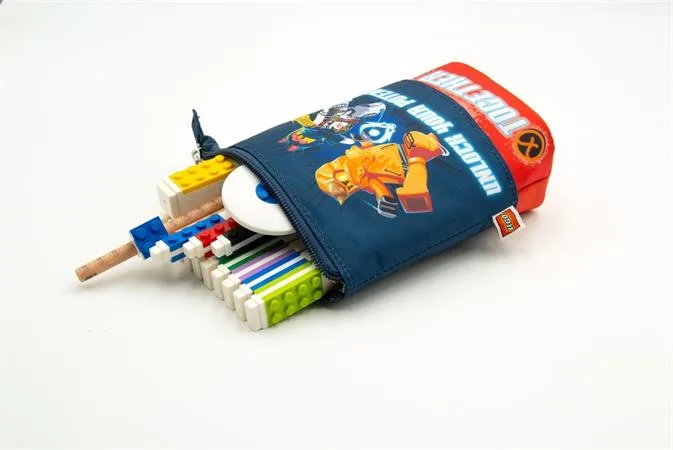 Peračník, na zips, pop-up, LEGO "Ninjago Together", modrý-červený, vzorovaný 2