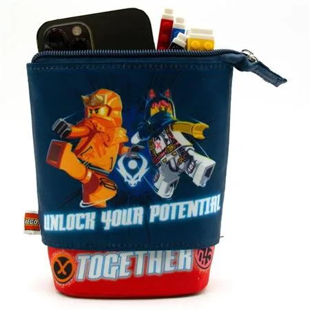 Peračník, na zips, pop-up, LEGO "Ninjago Together", modrý-červený, vzorovaný 3