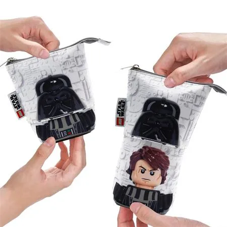 Peračník, na zips, pop-up, LEGO "Star Wars Darth Vader/Anakin", sivý-čierny, vzorovaný 2