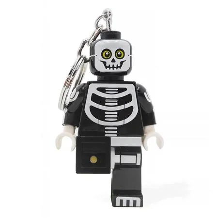 Kľúčenka, s LED svetlom, LEGO "Skeleton Guy" 2