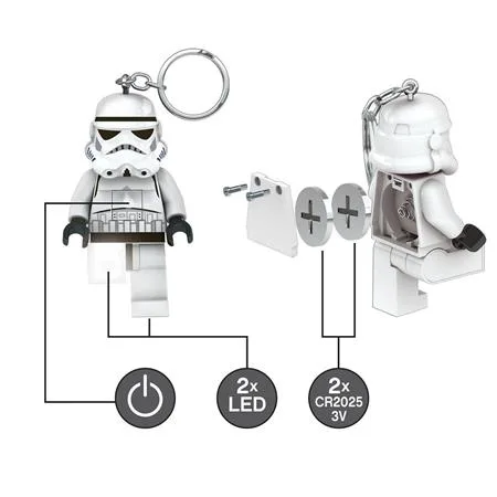 Kľúčenka, s LED svetlom, LEGO  Star Wars Stormtrooper" 2