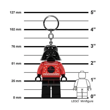 Kľúčenka, s LED svetlom, LEGO "Star Wars Darth Vader Sweater" 4