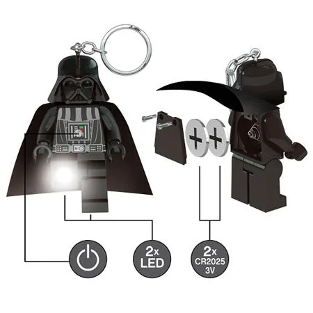 Kľúčenka, s LED svetlom, LEGO "Star Wars Darth Vader" 2