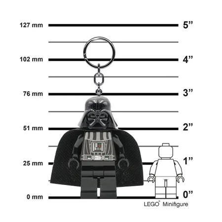 Kľúčenka, s LED svetlom, LEGO "Star Wars Darth Vader" 3