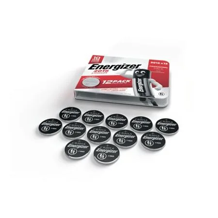Gombíková batéria, CR2016, 12 ks, ENERGIZER 2