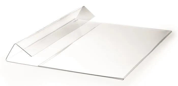 Logistické vrecko, skladacie, A5, hotizontálne, DURABLE "HARD COVER", priehľadné 3