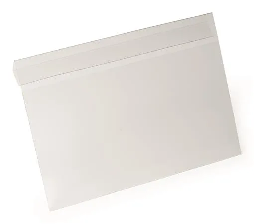 Logistické vrecko, skladacie, A4, hotizontálne, DURABLE "HARD COVER", priehľadné 2