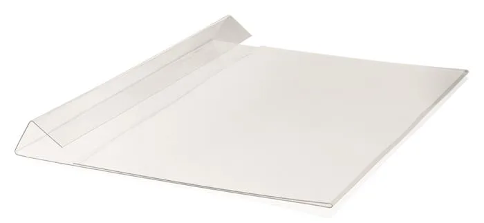 Logistické vrecko, skladacie, A4, hotizontálne, DURABLE "HARD COVER", priehľadné 3