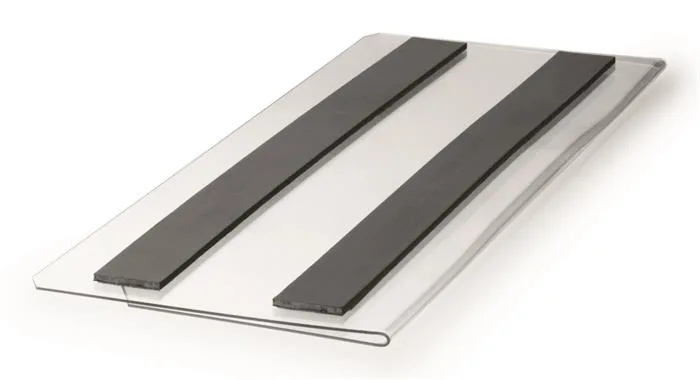 Logistické vrecko, magnetické, 1/2 A5, hotizontálne, DURABLE "HARD COVER", priehľadné 3