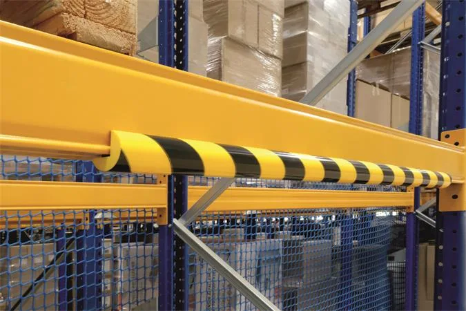 Ochranný profil na hrany, magnetický, DURABLE "C25R", žltý-čierny 4