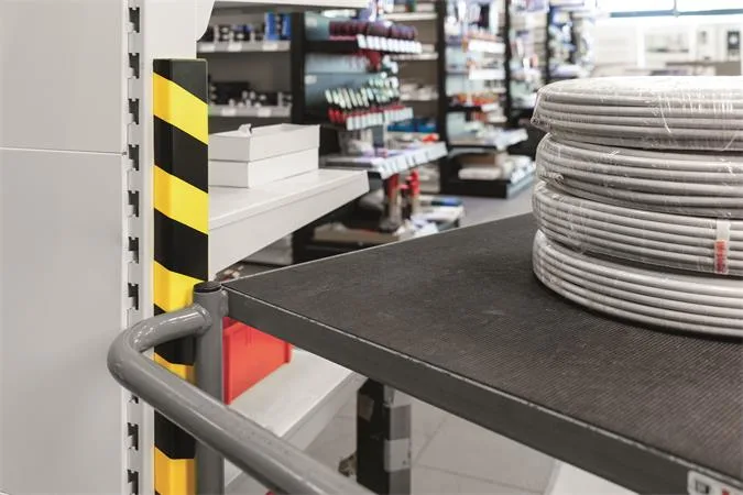 Ochranný profil povrchu, DURABLE "S20", žltý-čierny 4
