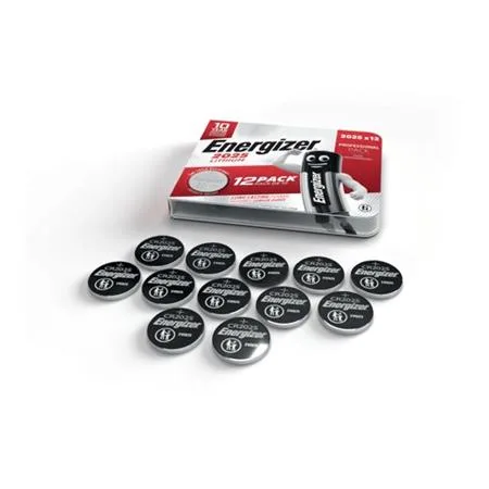 Gombíková batéria, CR2025, 12 ks, ENERGIZER 2