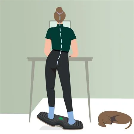Balančná doska, ergonomická, LEITZ "Ergo Active" 8