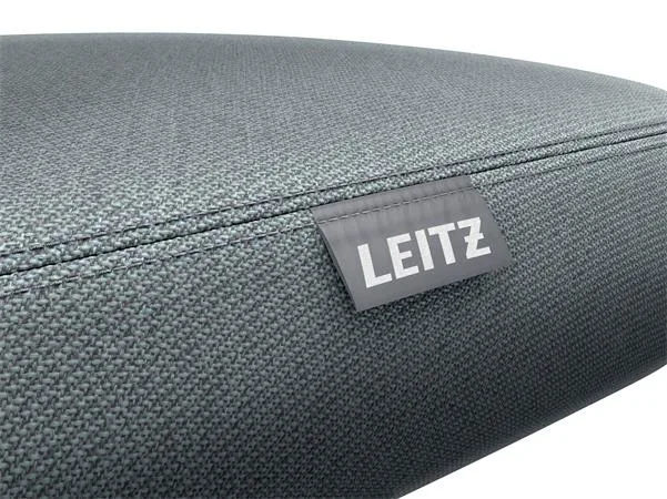 Pracovná stolička, s kolieskami, ergonomická, LEITZ "Ergo Comfort Active", svetlosivá 5