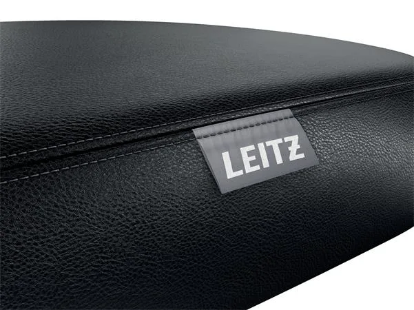 Pracovná stolička, s kolieskami, ergonomická, LEITZ "Ergo Comfort Active", tmavosivá 4