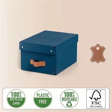 Úložný box, veľkosť S, LEITZ "Puro", modrý 4