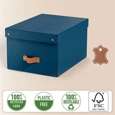 Úložný box, veľkosť M, LEITZ "Puro", modrý 4