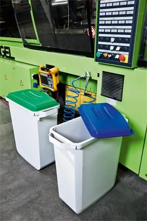 Poklop pre 60 l odpadkový kôš,  plast, DURABLE "Durabin®", biely 4