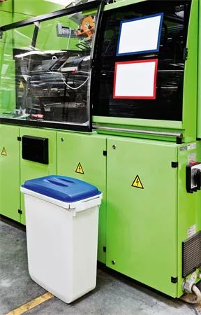 Poklop pre 60 l odpadkový kôš,  plast, DURABLE "Durabin®", biely 5