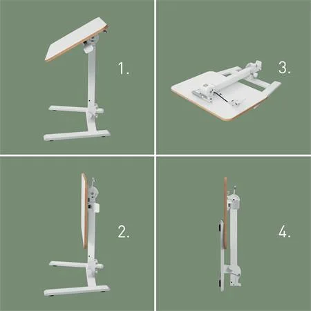 Výškovo nastaviteľný skladací ergonomický stôl, LEITZ "Ergo" 4