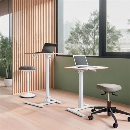 Výškovo nastaviteľný skladací ergonomický stôl, LEITZ "Ergo" 7