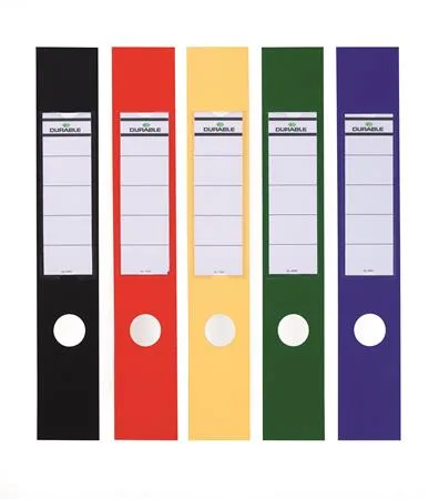 Chrbtový štítok, pre zakladače, samolepiaci, 60 x 390 mm, DURABLE „ORDOFIX®“, modrý 3