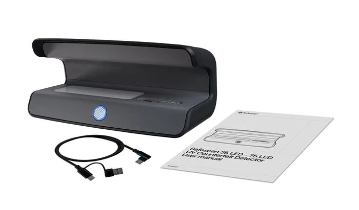Detektor falzifikátov, SAFESCAN "75 LED", čierny 6
